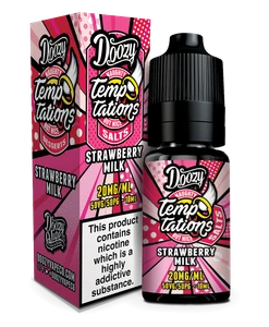 Doozy Strawberry Milk Nic Salt E Liquid 10ml