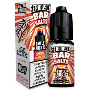 Seriously Bar Salts Tripple Mango Ice Nic Salt E Liquid 10ml
