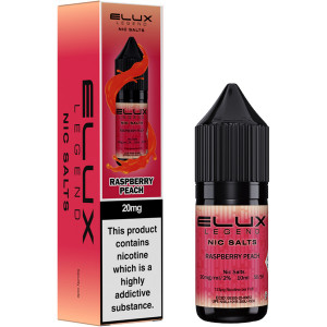 Raspberry Peach Nic Salt E Liquid 10ml By Elux Legend