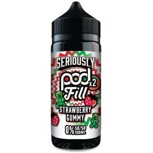 Seriously Pod Fill 2 Strawberry Gummy 50/50 Shortfill 100ml