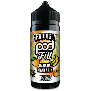 Seriously Pod Fill Banana Mandarin 50/50 Shortfill 100ml