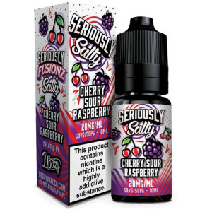 Seriously Fusionz Cherry Sour Raspberry Nic Salt E Liquid 10ml