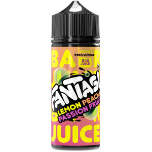 Lemon Peach Passion Fruit Shortfill E Liquid 100ml by Fantasi Bar Juice