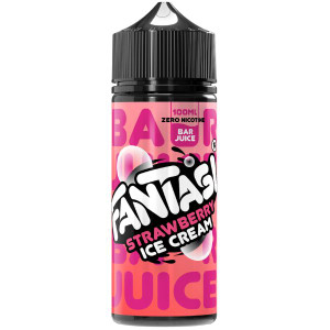 Strawberry Ice Cream Shortfill E Liquid 100ml by Fantasi Bar Juice