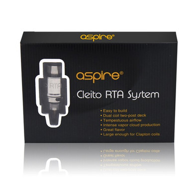 Aspire Cleito RTA System packaging