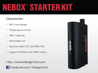 Kanger NE Box Starter Kit inc Free Battery Free Delivery
