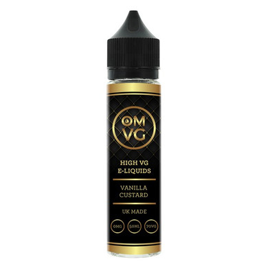 Vanilla Custard Shortfill E Liquid 50ml by OMVG (FREE NICOTINE SHOT)