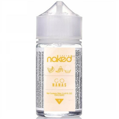 Go Nanas E Liquid 50ml Shortfill from Naked 100 Cream Range (Zero Nicotine)