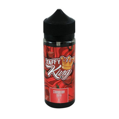 Strawberry Taffy E Liquid 100ml (120ml with 2 x 10ml nicotine shots to make 3mg) Shortfill By Taffy King