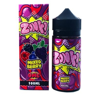 Mixed Berry E Liquid 100ml (120ml with 2 x 10ml nicotine shots to make 3mg) Shortfill By Zonk