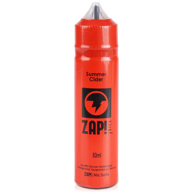 Summer Cider E Liquid 50ml by Zap! Only £7.99 (Zero Nicotine or with Free Nicotine Shot)