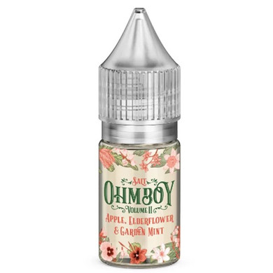 Apple, Elderflower & Garden Mint Nic Salt E Liquid By Ohm Boy - 10ml