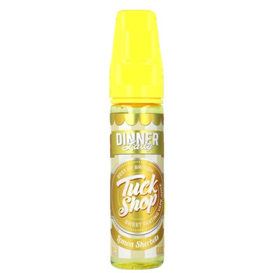 Lemon Sherbets E-Liquid 50ml 0mg (60ml/3mg with use of Free 10ml/18mg Nic Shot) By Dinner Lady