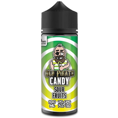 Sour Fruits E Liquid 100ml by Old Pirate Candy Series