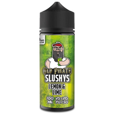 Lemon & Lime E Liquid 100ml by Old Pirate Slushys