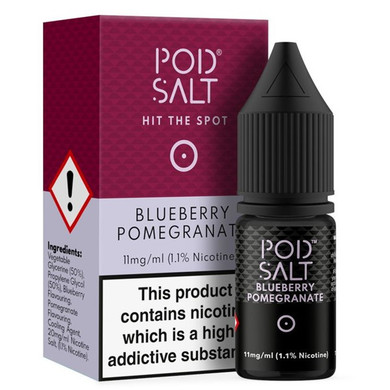 Blueberry Pomegranate Nic Salt 20mg E Liquid By Pod Salt