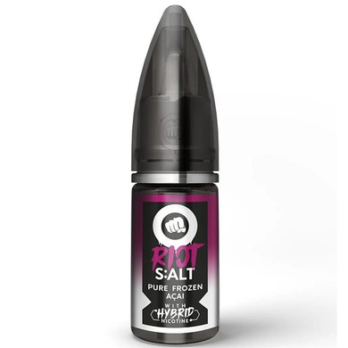 Pure Frozen Acai Nic Salt E Liquid 10ml by Riot Squad Black Edition