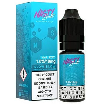 Slow Blow Nic Salt E Liquid 10ml By Nasty Juice