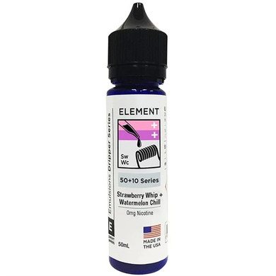 Strawberry Whip & Watermelon Chill E Liquid 50ml Shortfill by Element Mix Series