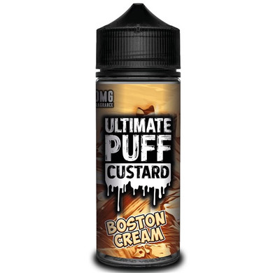 Boston Cream Custard E Liquid 100ml by Ultimate Puff (Zero Nicotine & Free Nic Shots to make 120ml/3mg)