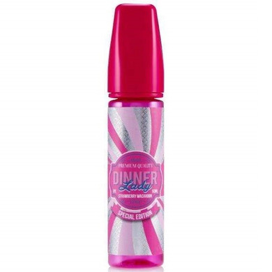 Strawberry Macaroon E Liquid 50ml Shortfill by Dinner Lady