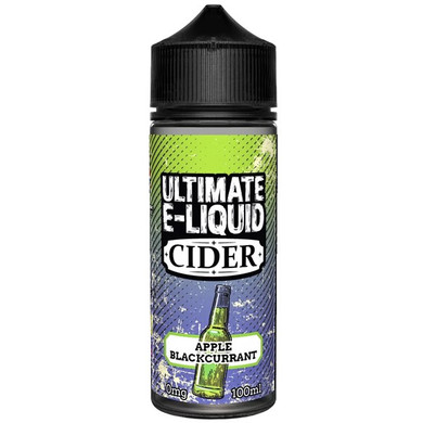 Apple Blackcurrant Cider E Liquid 100ml by Ultimate Puff