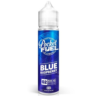 Blue Raspberry E Liquid 50ml by Pocket Fuel