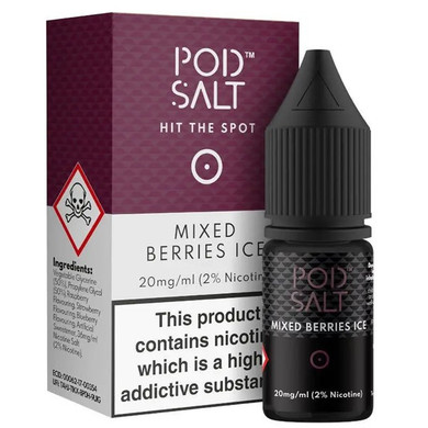 Mixed Berries Ice - Pod Salt - 20mg Nicotine Salts E Liquid - 10ML