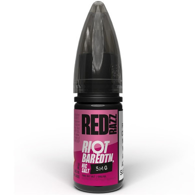 Red Razz Bar ﻿EDTN Nic Salt E Liquid 10ml by Riot Squad