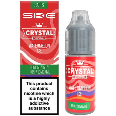 Watermelon Ice Nic Salt E Liquid 10ml By SKE Crystal