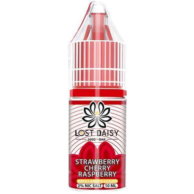 Strawberry Cherry Raspberry Nic Salt E Liquid 10ml by Lost Daisy