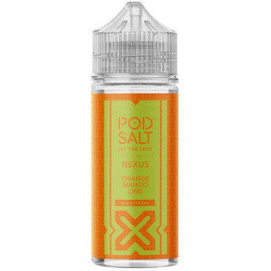 Orange Mango Lime E Liquid 100ml Shortfill by Pod Salt Nexus