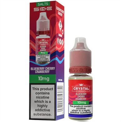 SKE Crystal Blueberry Cherry Cranberry Nic Salt E Liquid