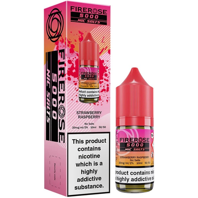 Elux Firerose Strawberry Raspberry Nic Salt E Liquid 10ml