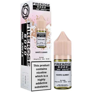 Elux Firerose White Gummy Nic Salt E Liquid 10ml
