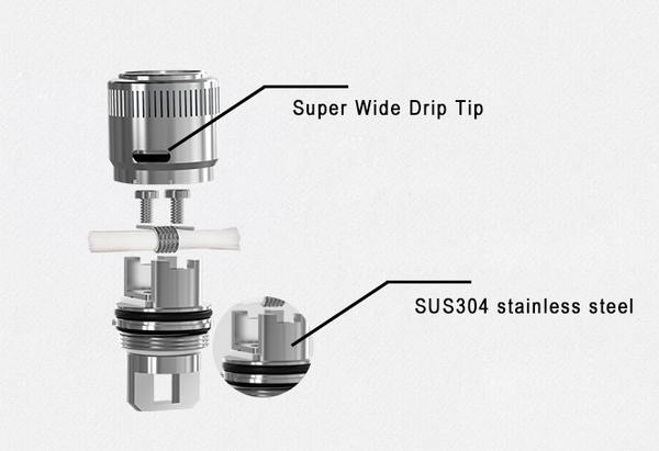 Uwell Crown Tank RBA Head Kit