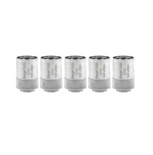 5 Pack Kanger CLOCC Coil Heads in Stainless Steel or Ni200