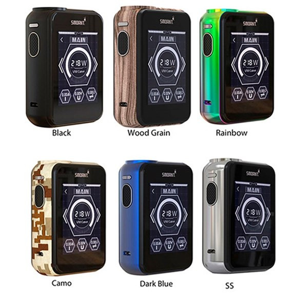 Smoant Charon TS 218w Touch Screen TC VW Box Mod Colours