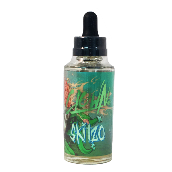 Skitzo E Liquid 50ml (60ml with 1 x 10ml nicotine shots to make 3mg) by Clown Only £16.99 (FREE NICOTINE SHOT)