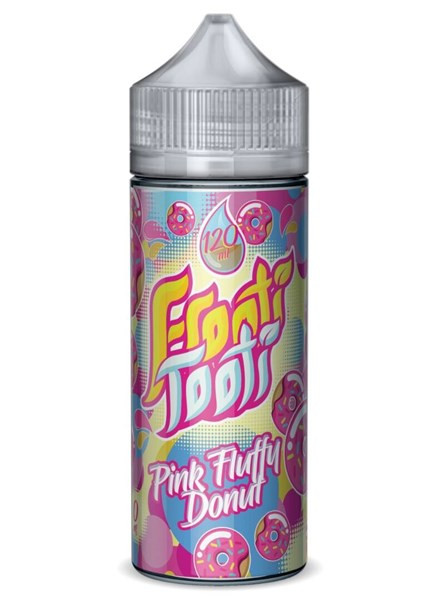 Pink Fluffy Donut E Liquid 100ml Shortfill by Frooti Tooti E Liquids Only £9.99 (FREE NICOTINE SHOTS)