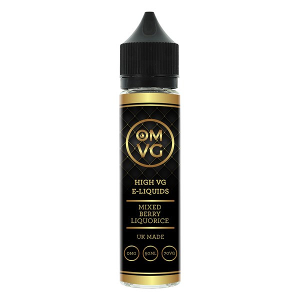 Mixed Berry & Liquorice Shortfill E Liquid 50ml by OMVG (FREE NICOTINE SHOT)