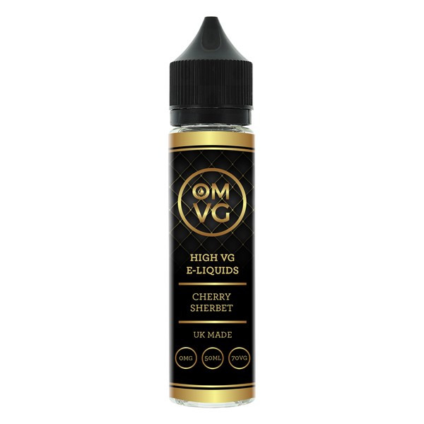 Cherry Sherbet Shortfill E Liquid 50ml by OMVG (FREE NICOTINE SHOT)