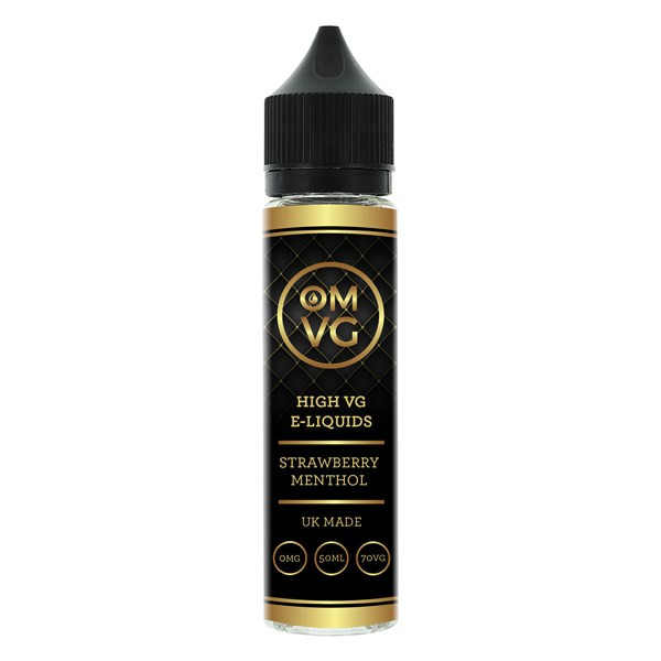 Strawberry Menthol Shortfill E Liquid 50ml by OMVG (FREE NICOTINE SHOT)