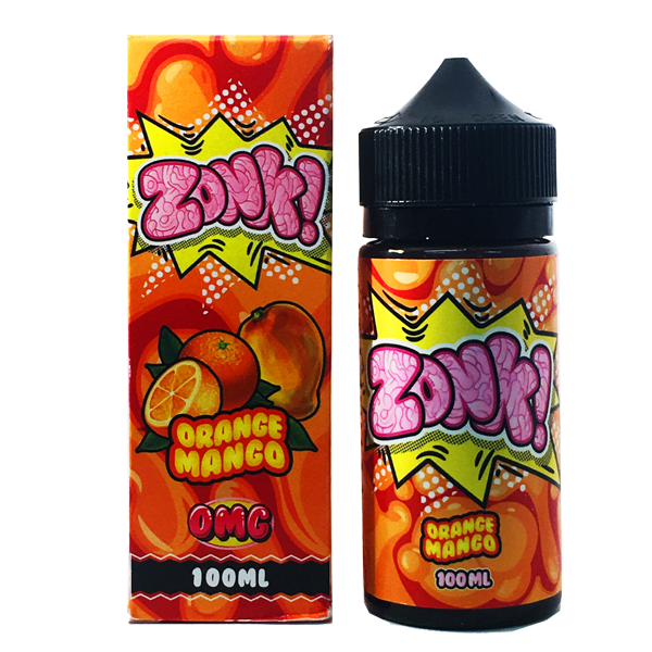 Orange Mango E Liquid 100ml (120ml with 2 x 10ml nicotine shots to make 3mg) Shortfill By Zonk