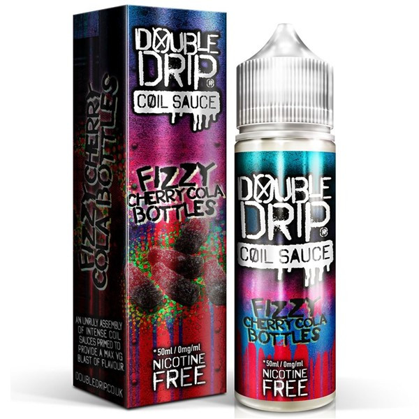 Fizzy Cherry Cola Bottles E Liquid 50ml by Double Drip Coil Sauce Only £9.99 (INC Free Nic Shots or Zero Nicotine)