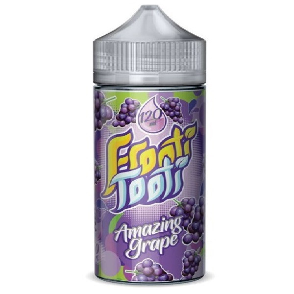 Amazing Grape E Liquid 200ml Shortfill (240ml with 4 x 10ml nicotine shots to make 3mg) by Frooti Tooti E Liquids Only £19.99 (FREE NICOTINE SHOTS) 