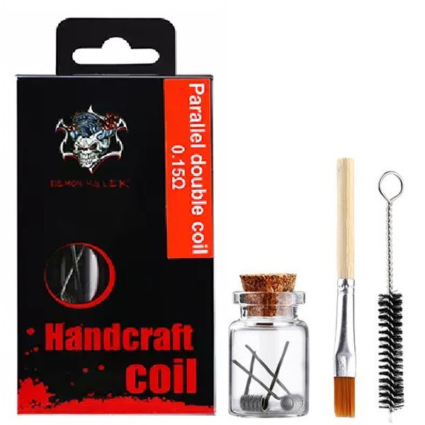 Demon Killer Handcraft Parallel Double Coil Prebuilt Wire Set Ni80 0.15 Ohms Packaging Demon Killer Handcraft Parallel Double Coil Prebuilt Wire Set Ni80 0.15 Ohms Packaging