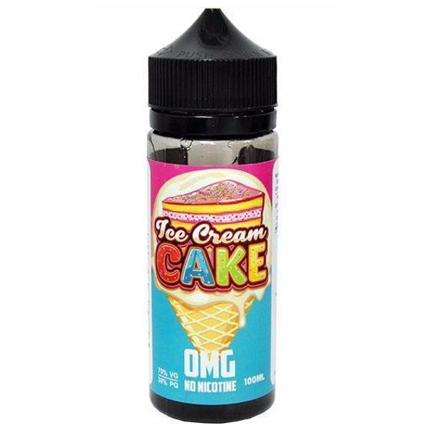 Ice Cream Cake E Liquid 100ml by At Vaper Treats (Zero Nicotine & Free Nic Shots to make 120ml/3mg)