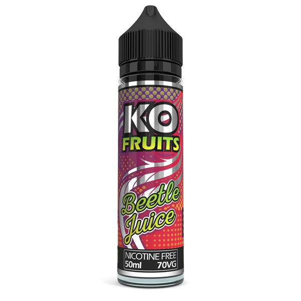 Beetle Juice E Liquid 50ml by KO Vapes (Includes Free Nicotine Shot)