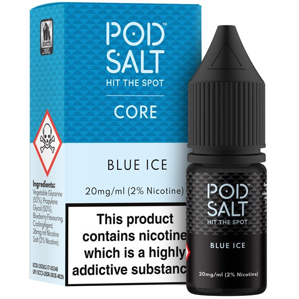 Blue Ice Nic Salt 20mg E Liquid By Pod Salt